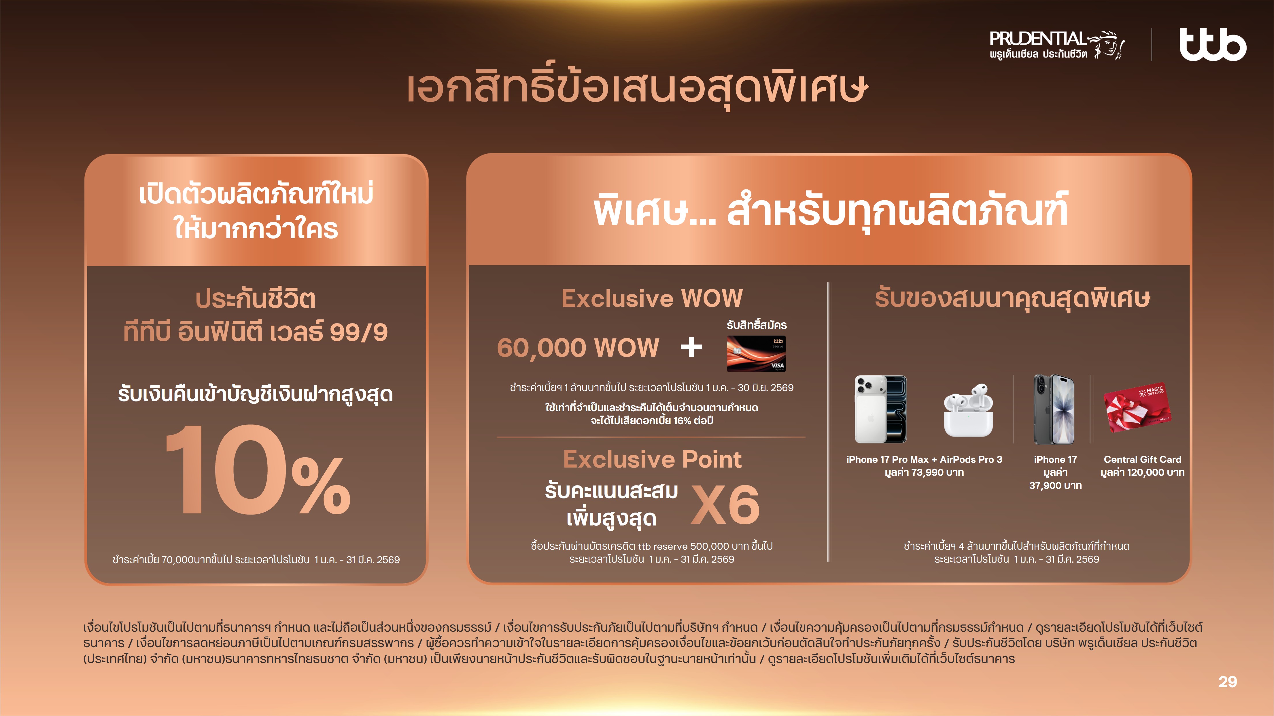 โปรโมชันพิเศษ “99 complete wealth series” ออกแบบชีวิตมั่นคง ครบทุกความต้องการ
