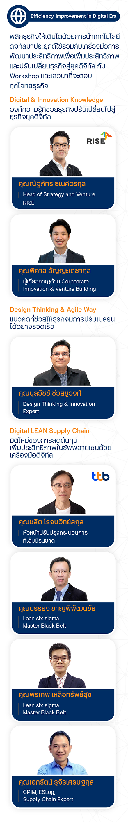 ttb digital LEAN supply chain รุ่น 17สำหรับอุตสาหกรรมอาหารและเครื่องดื่ม-สิ่งที่ผู้เข้ารับอบรมจะได้รับ-วิทยากร2