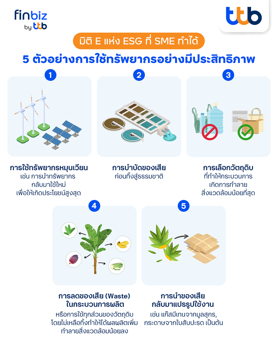 ESG สำหรับ SME ต่อยอดธุรกิจให้เติบโตอย่างยั่งยืน SME เติบโตยั่งยืน finbiz by ttb