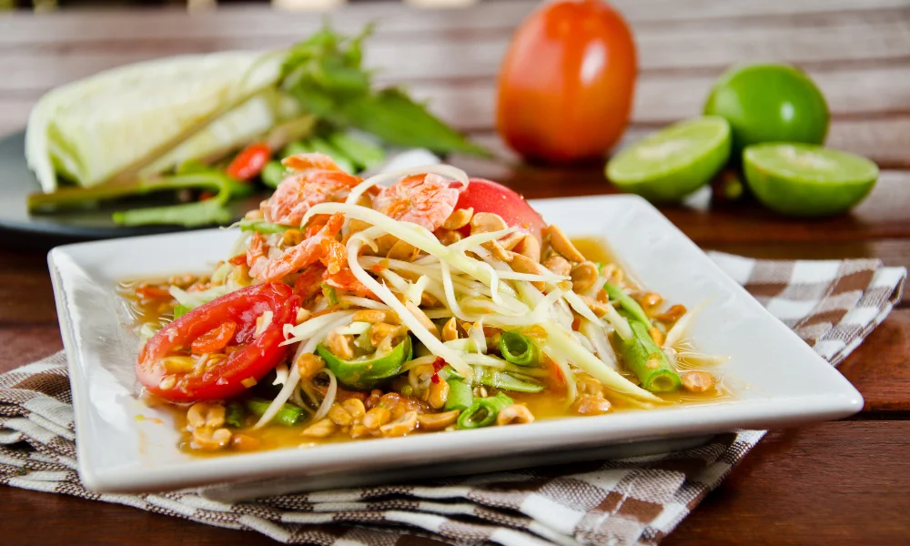 ส้มตำและยำรสเด็ด