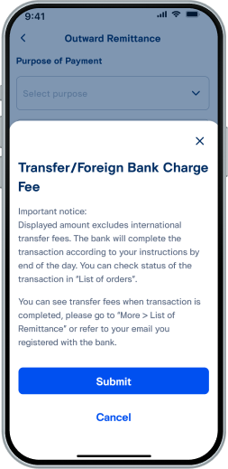 อ่านหมายเหตุ และเลือก “Submit”