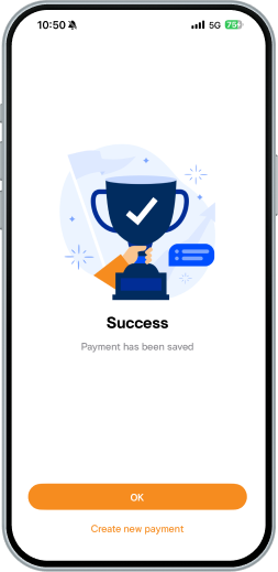 ระบบจะแสดงหน้ายืนยันการสร้างคำขอ ให้เลือก “OK”