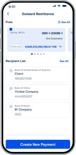 เลือก “Create New Payment”