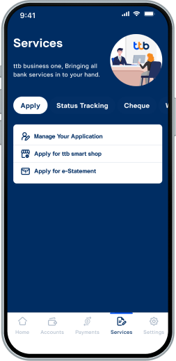 เลือก “Status Tracking”