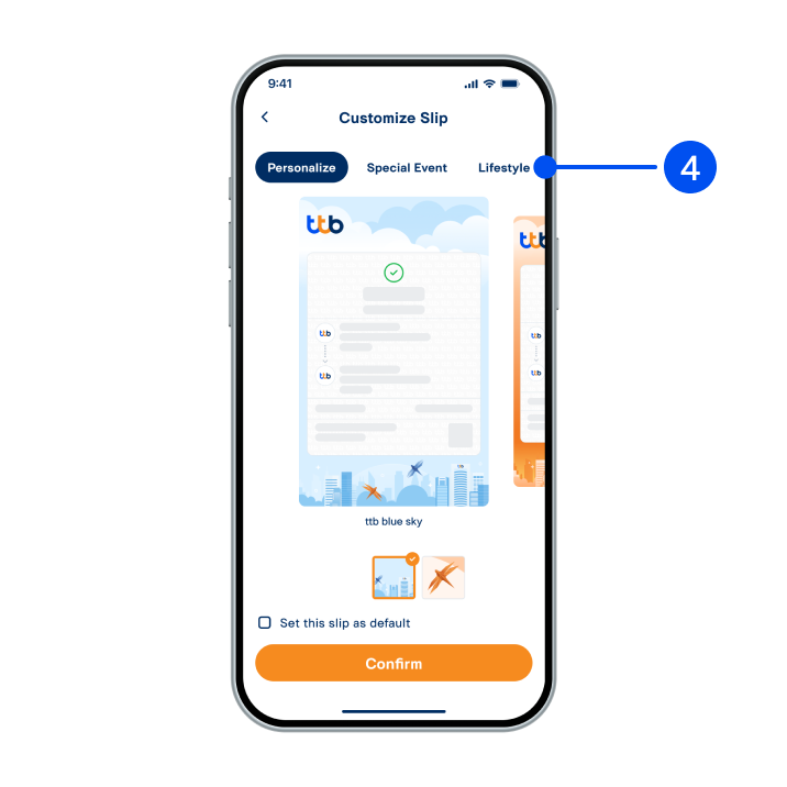 Select slip type.