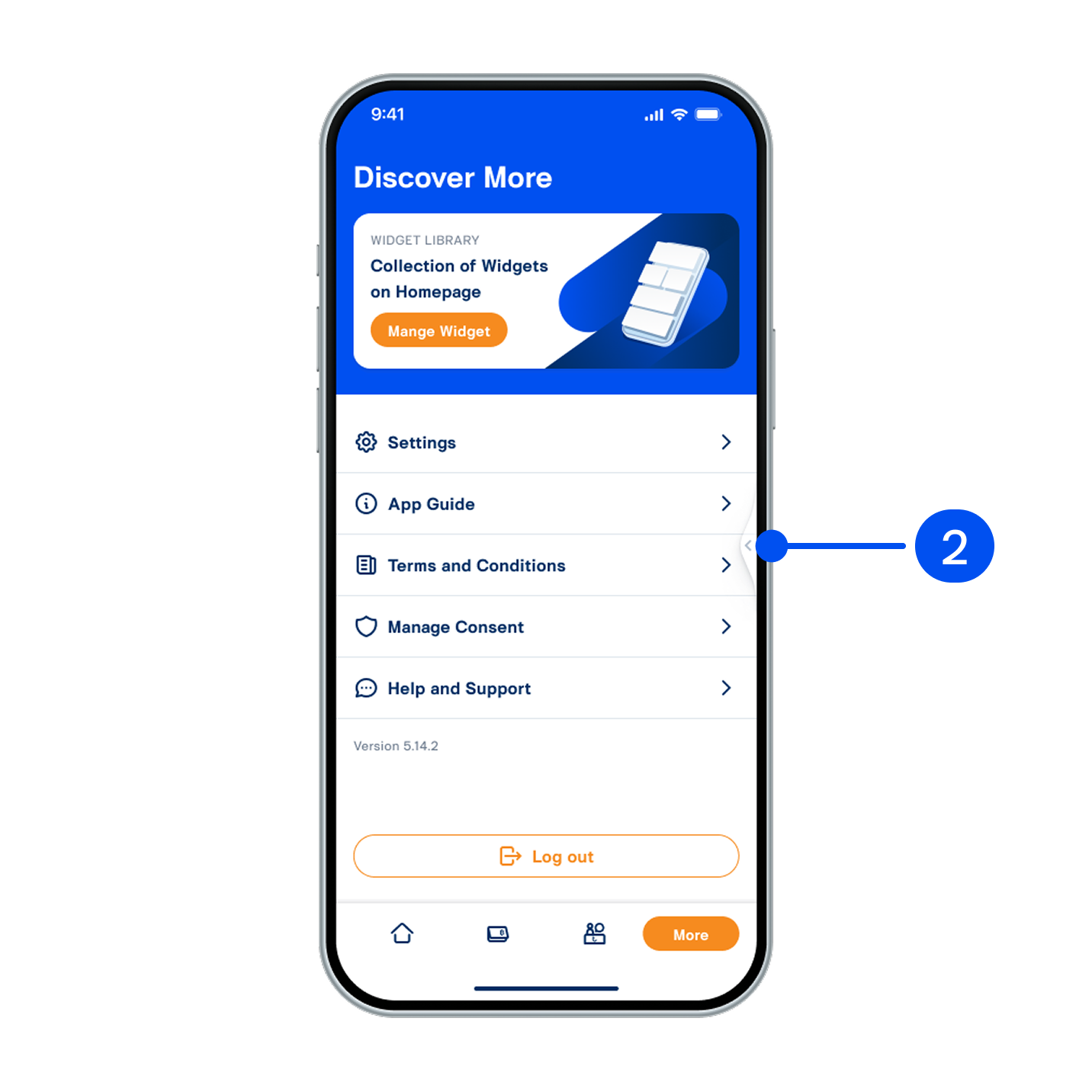 2. Slide the side pull-tab to the left to enter Chat with Yindee.