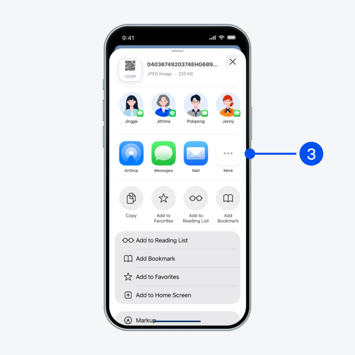 Select “More”.