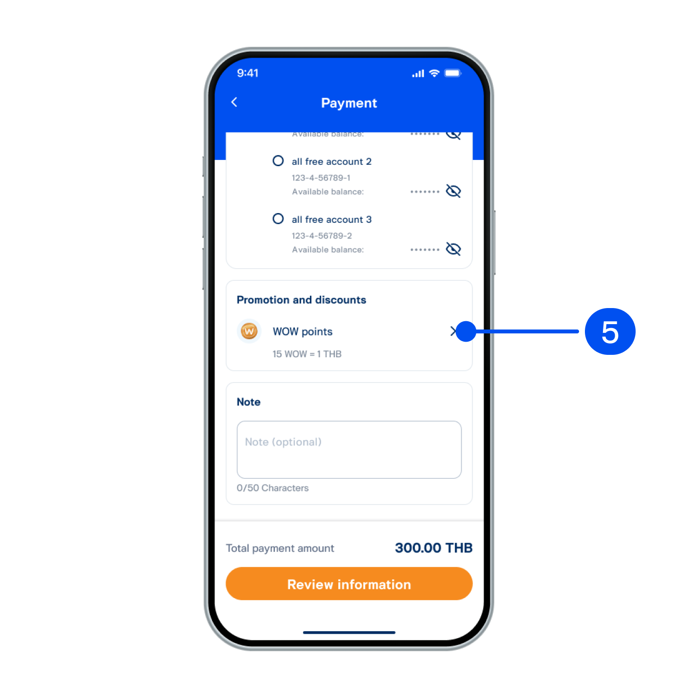 5. Select “WOW points”.