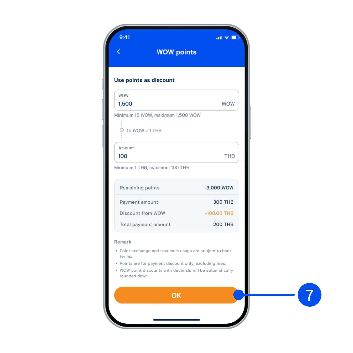 7. Review details, then select “OK”.
