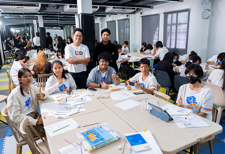 ไฟ-ฟ้า โดย ทีทีบี จับมือศิลปิน Jmons ปลุกพลังสร้างสรรค์เยาวชน