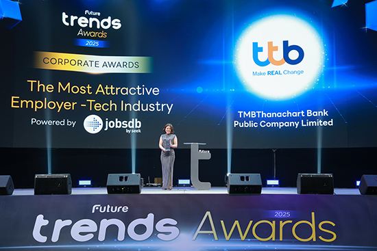 “ทีทีบี” คว้า 2 รางวัล จากเวที Future Trends Awards 2025