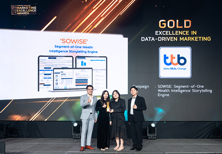 ทีทีบี คว้า 2 รางวัล Marketing Excellence Awards Thailand 2026