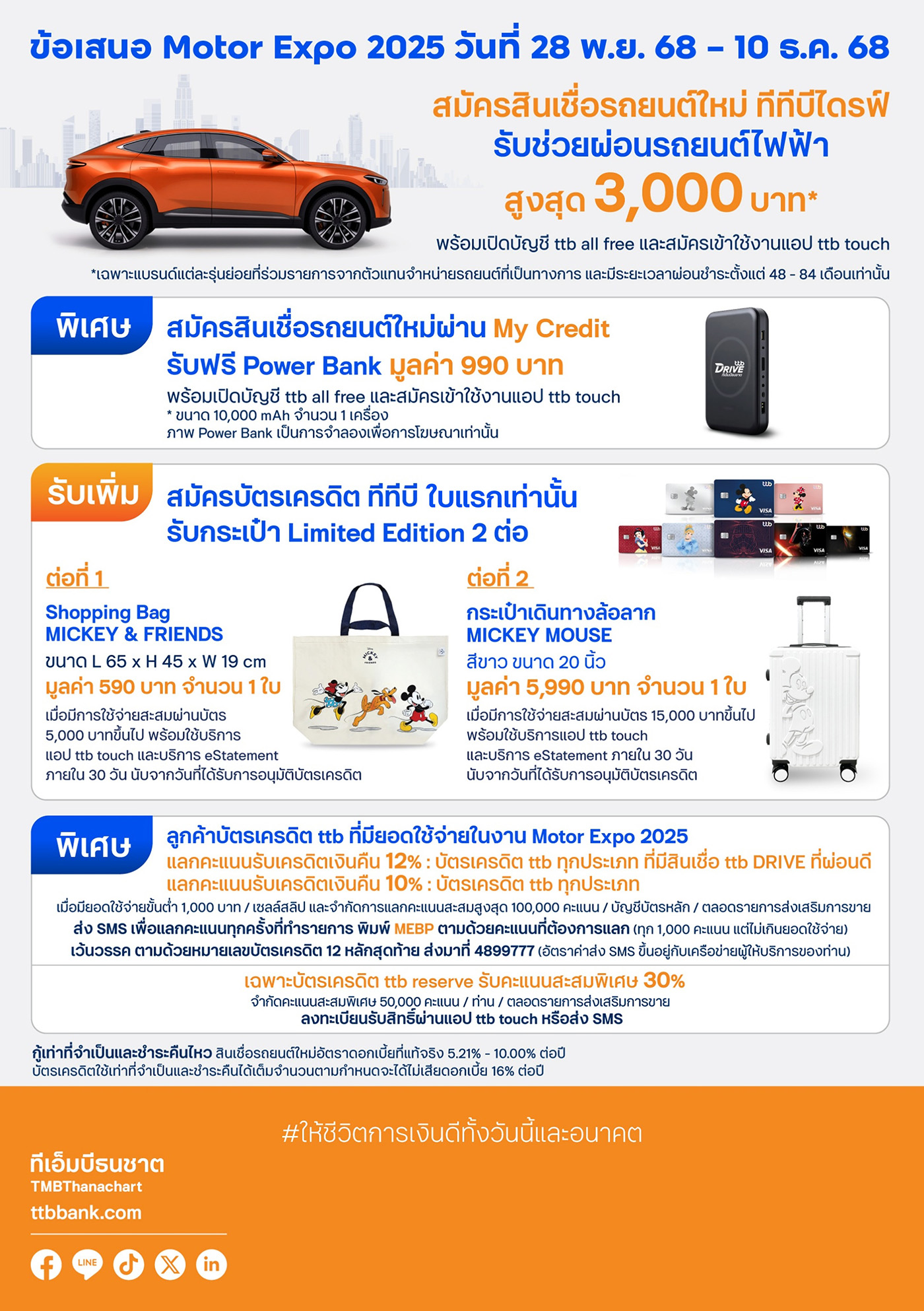 สมัครสินเชื่อรถยนต์ใหม่ ผ่าน My Credit ภายในงาน Motor Expo 2025