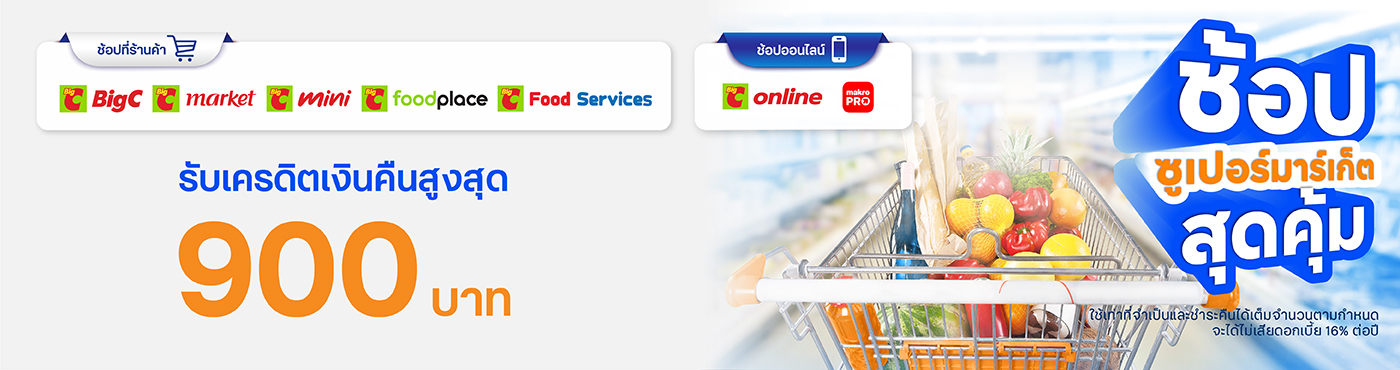 ช้อป Big C และ Makro Pro ที่สาขาและออนไลน์